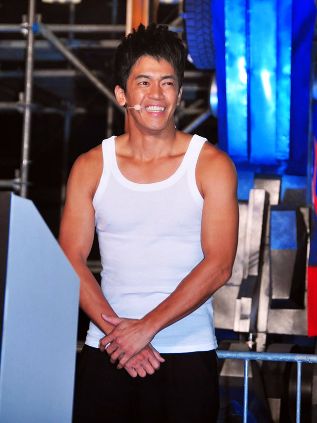 トランスフォーマー30周年記念大使を務める武井壮 in トランスフォーマー博