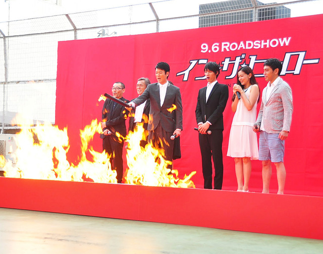 武正晴監督＆寺島進＆和久井映見＆唐沢寿明＆福士蒼汰＆黒谷友香＆日向丈／『イン・ザ・ヒーロー』完成報告会見