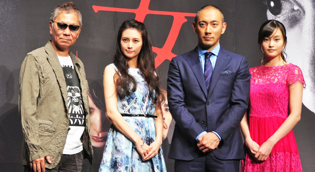 柴咲コウ＆市川海老蔵＆中西美帆＆三池崇史（監督）／『喰女-クイメ-』完成報告記者会見