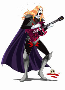 「デトロイト・メタル・シティ」 -(C) 2008 アニメ「デトロイト・メタル・シティ」製作委員会