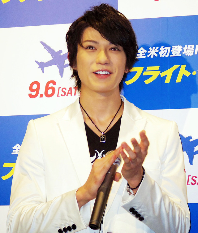 俳優の千葉真一を父に持つ、真剣佑／『フライト・ゲーム』PRイベント