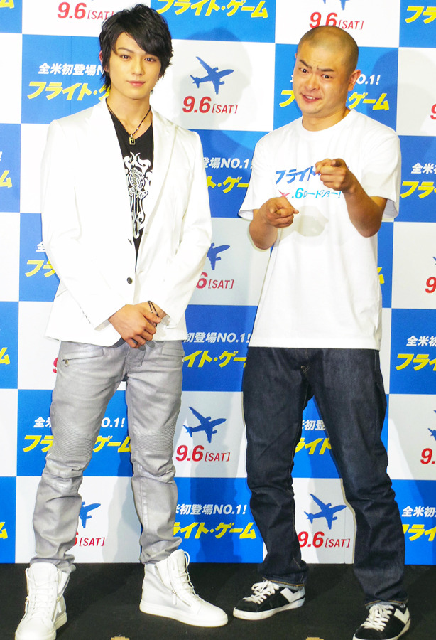 真剣佑＆あばれる君／『フライト・ゲーム』PRイベント