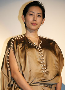 『ぐるりのこと。』初日舞台挨拶にて  木村多江。