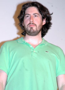 『JUNO／ジュノ』初日舞台挨拶にて　ジェイソン・ライトマン監督。