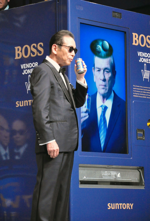 タモリ／サントリー「ボス」の新CM発表会