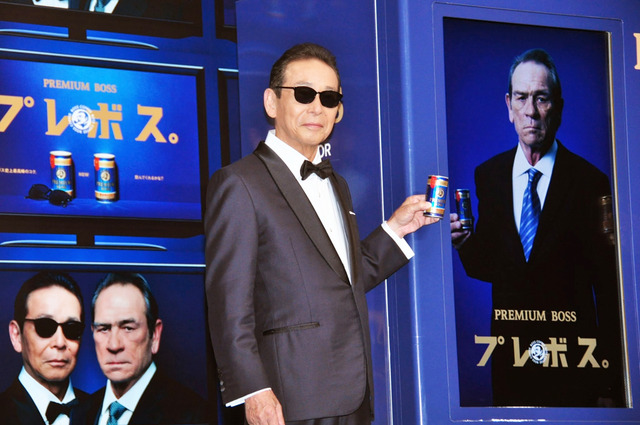 タモリ／サントリー「ボス」の新CM発表会