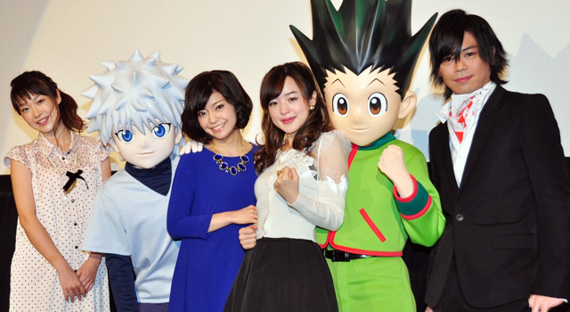 潘めぐみ（ゴン役）＆伊瀬茉莉也（キルア役）＆浪川大輔（ヒソカ役）＆寺崎裕香（ズシ役）／『劇場版 HUNTER×HUNTER The LAST MISSION』初日舞台挨拶