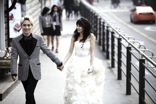 キー＆八木アリサ／「私たち結婚しました」　(C)MUNHWA BROAdCASTING CORP. /S.M.CULTURE&CONTENTS Co.,Ltd./S.M.ENTERTAINMENT Co.,Ltd.