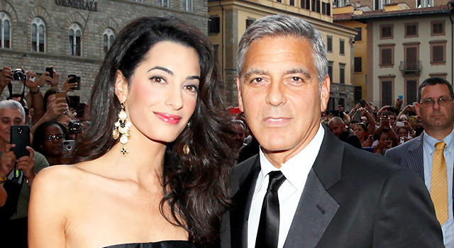 ジョージ・クルーニー＆アマル・アラムディン -(C) Getty Images