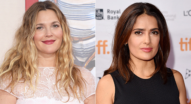 ドリュー・バリモア＆サルマ・ハエック-(C) Getty Images