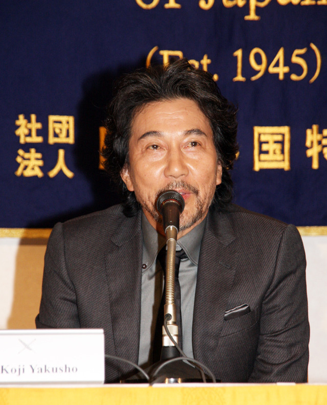 役所広司／映画『蜩ノ記』日本外国特派員協会・記者会見