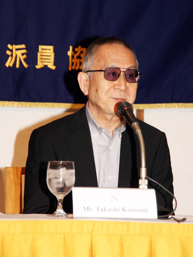 小泉堯史（監督）／映画『蜩ノ記』日本外国特派員協会・記者会見