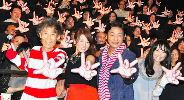 楳図かずお（監督）＆片岡愛之助＆舞羽美海＆真行寺君枝／『MOTHER マザー』初日舞台挨拶