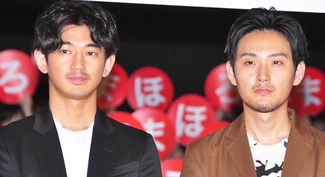 瑛太（多田役）×松田龍平（行天役）／『まほろ駅前狂騒曲』完成披露試写会