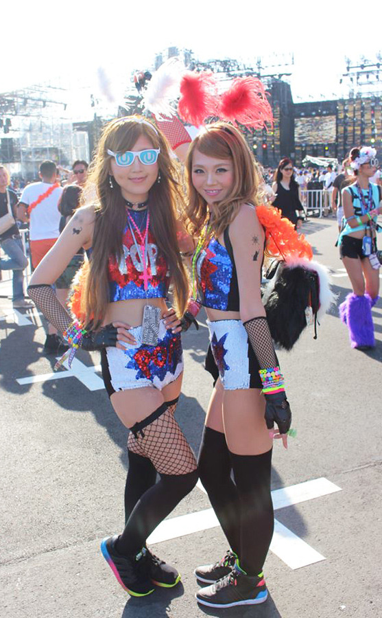 「ULTRA JAPAN2014」観客たち