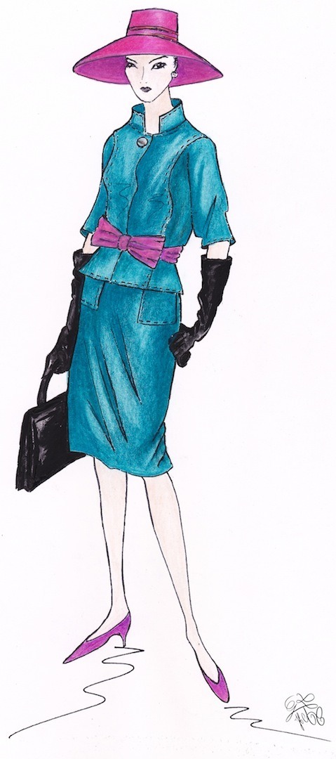 デザイン画／『グレース・オブ・モナコ　公妃の切り札』-(C) 2014 STONE ANGELS SAS