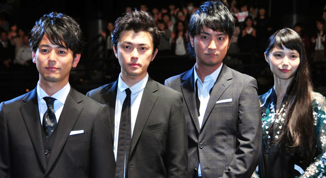 妻夫木聡＆勝地涼＆上地雄輔＆宮崎あおい／『バンクーバーの朝日』ジャパン・プレミア