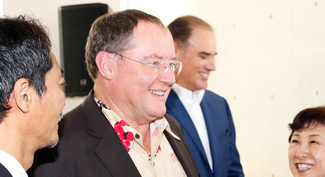 ジョン・ラセター（ディズニーのエグゼクティブ・プロデューサー） in レセプションパーティ