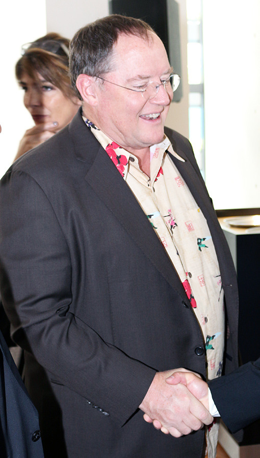 ジョン・ラセター（ディズニーのエグゼクティブ・プロデューサー） in レセプションパーティ