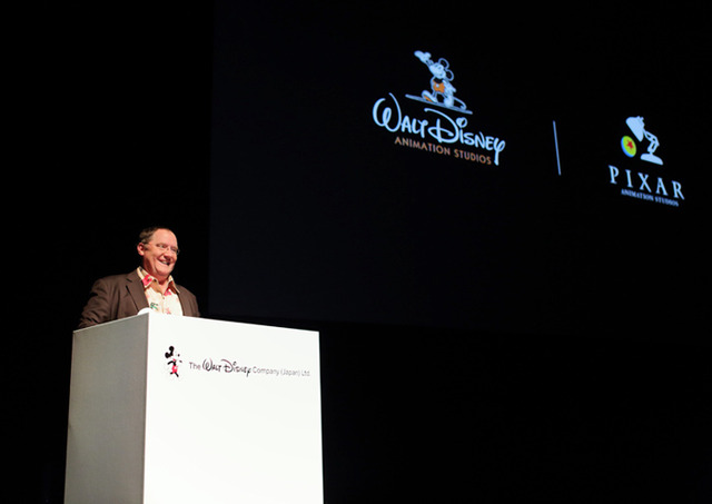 新作を解説するディズニーのジョン・ラセター／来日プレゼンテーション