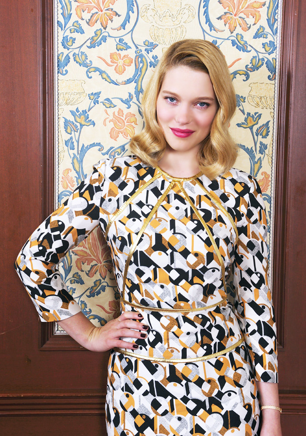 レア・セドゥ（ベル役）／実写版『美女と野獣』　Photo：Ryo Uchida