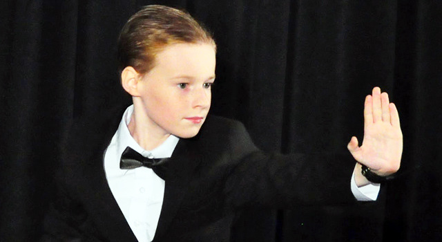 カイル・キャトレットくん／『天才スピヴェット』舞台挨拶 in 第27回東京国際映画祭