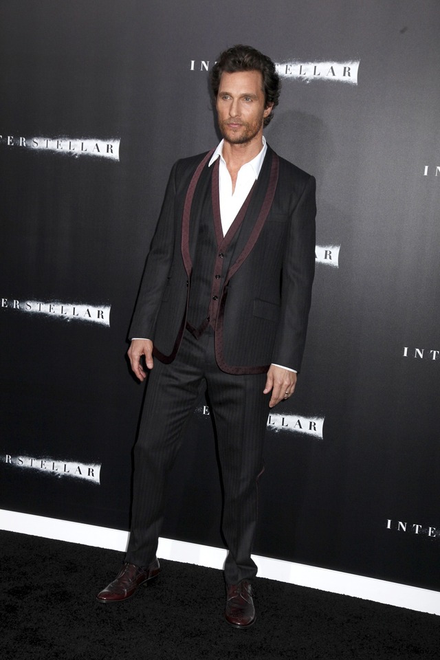 マシュー・マコノヒー／『インターステラー』ワールド・プレミア　（C）2014 Warner Bros. Entertainment, Inc. and Paramount Pictures. All Rights Reserved.