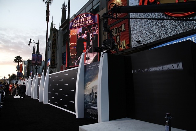 会場となったTCLチャイニーズ・シアター／『インターステラー』ワールド・プレミア　（C）2014 Warner Bros. Entertainment, Inc. and Paramount Pictures. All Rights Reserved.