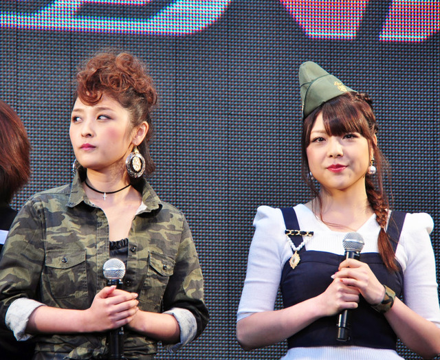 石川梨華＆小川麻琴／『エクスペンダブルズ3 ワールドミッション』東京国際映画祭プレミアイベント