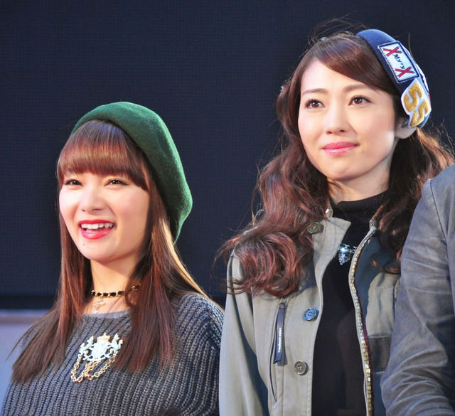 保田圭＆飯田圭織／『エクスペンダブルズ3 ワールドミッション』東京国際映画祭プレミアイベント