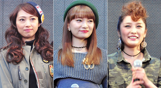 保田圭＆飯田圭織＆石川梨華／『エクスペンダブルズ3 ワールドミッション』東京国際映画祭プレミアイベント