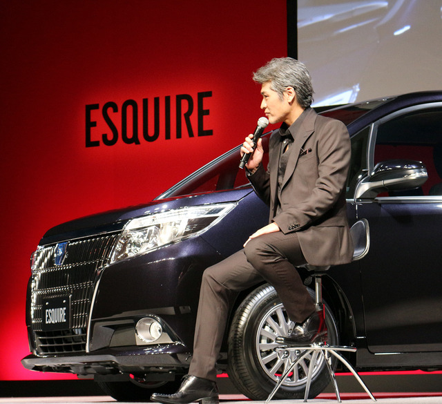 吉川晃司／トヨタ新型車「ESQUIRE（エスクァイア）」記者発表会