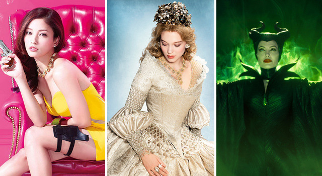 『美女と野獣』＜ベル＞＆『マレフィセント』＜マレフィセント＞＆『ルパン三世』＜峰不二子＞／(C) 2014 ESKWAD - PATHE PRODUCTION - TF1 FILMS PRODUCTION 　ACHTE / NEUNTE / ZWOLFTE / ACHTZEHNTE BABELSBERG FILM GMBH - 120 FILMS／（C）2014 Disney Enterprises, Inc. All Rights Reserved.／(C) 2014映画「ルパン三世」製作委員会