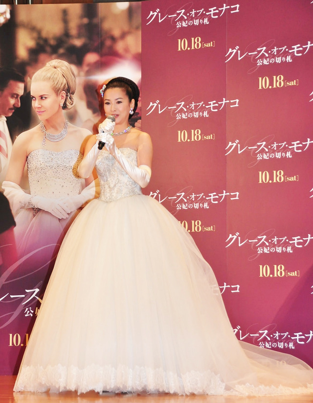 総額1億円の輝き…「ヴァン クリーフ＆アーペル」と檀れい／『グレース・オブ・モナコ 公妃の切り札』女性限定試写会にて