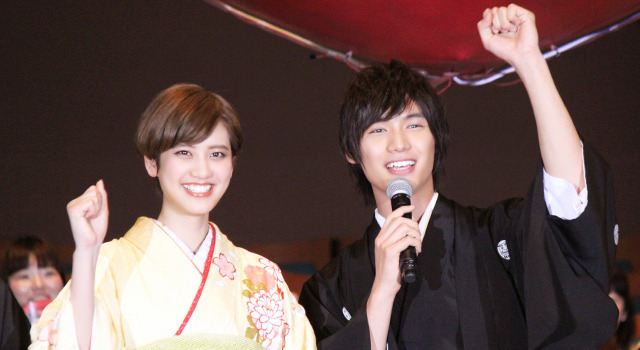 福士蒼汰＆山崎紘菜／『神さまの言うとおり』完成披露試写会