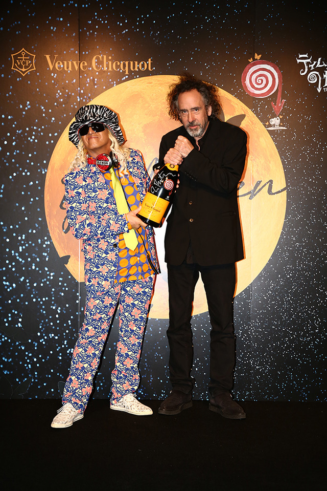 DJ KOO＆ティム・バートン監督／「Veuve Clicquot Yelloween with The World of Tim Burton」