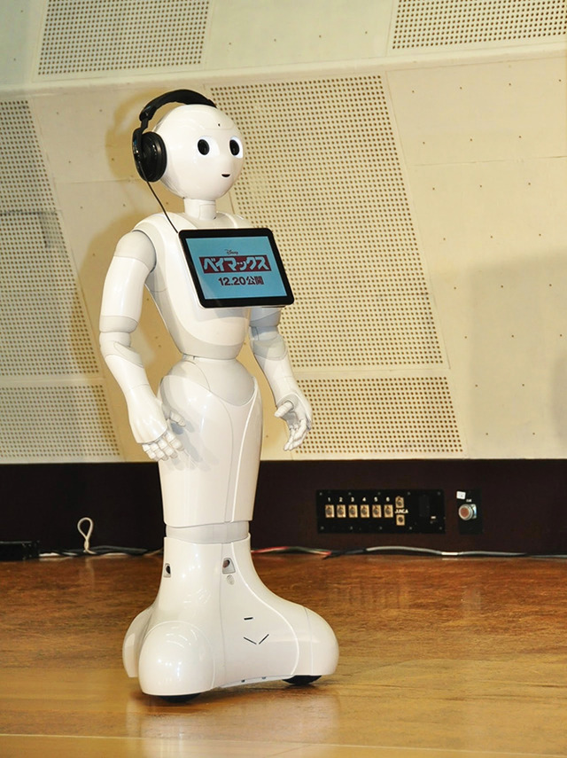 Pepper／『ベイマックス』アフレコ風景