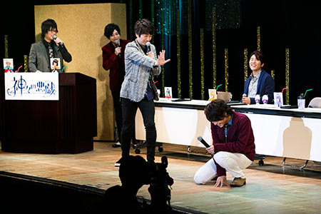 ゲームにじゃんけんで勝利した小野大輔さん