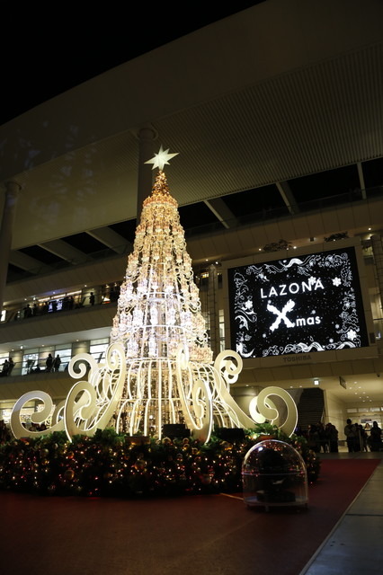 ラゾーナ川崎プラザ クリスマスイルミネーション2014（写真は2013年のもの）
