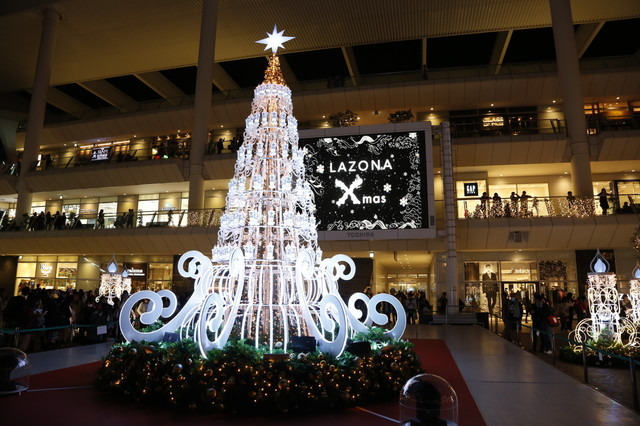 ラゾーナ川崎プラザ クリスマスイルミネーション2014（写真は2013年のもの）