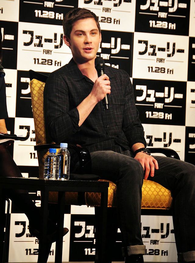 ローガン・ラーマン／『フューリー』記者会見
