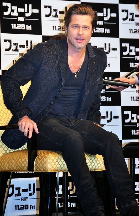 ブラッド・ピット／『フューリー』記者会見