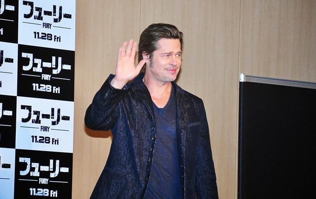 ブラッド・ピット／『フューリー』記者会見