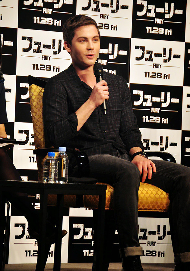 ローガン・ラーマン／『フューリー』記者会見