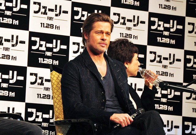 ブラッド・ピット／『フューリー』記者会見