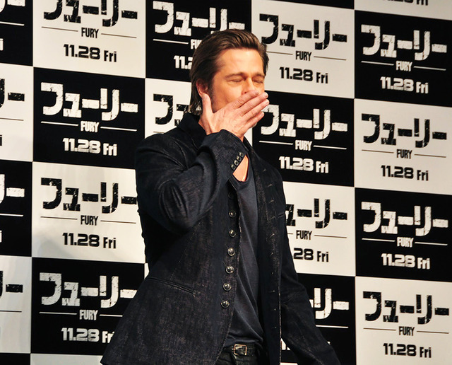 ブラッド・ピット／『フューリー』記者会見