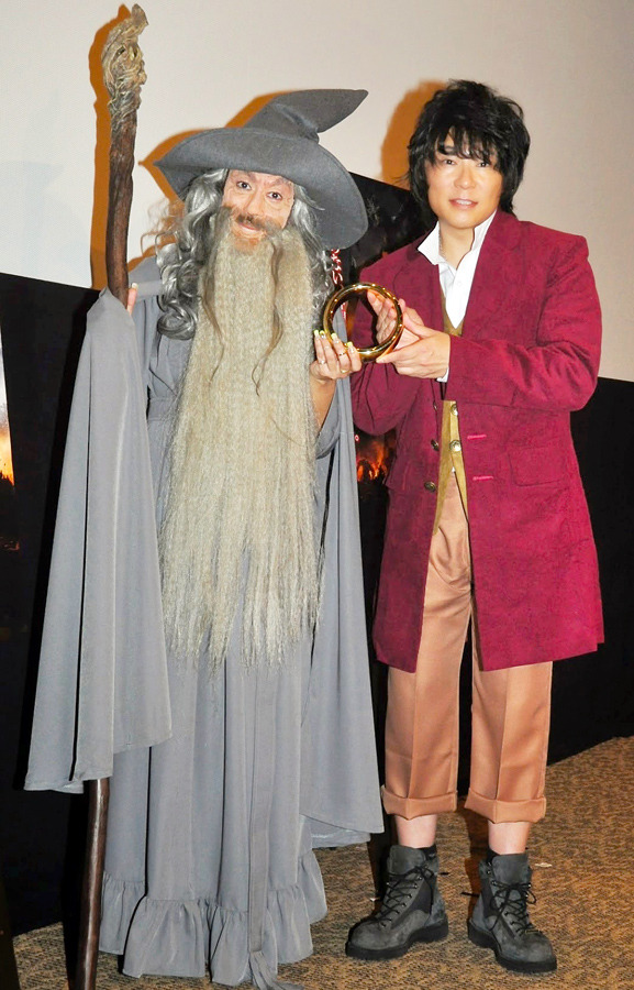 LiLiCo＆森川智之（ビルボの日本語吹替え声優）／さよなら『ホビット』試写会