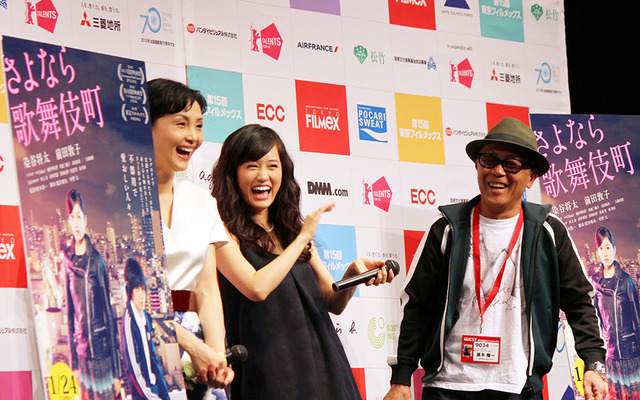 前田敦子＆南果歩＆廣木隆一（監督）／『さよなら歌舞伎町』舞台挨拶 in 第15回東京フィルメックス