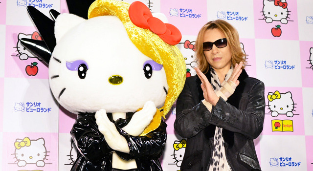 YOSHIKI（X JAPAN）＆ハローキティ／ハローキティ40thパレード「ARIGATO EVERYONE！」 in サンリオピューロランド