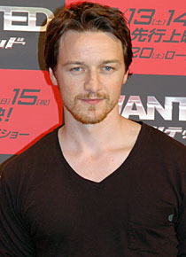 『ウォンテッド』来日記者会見にて　ジェームズ・マカヴォイ。